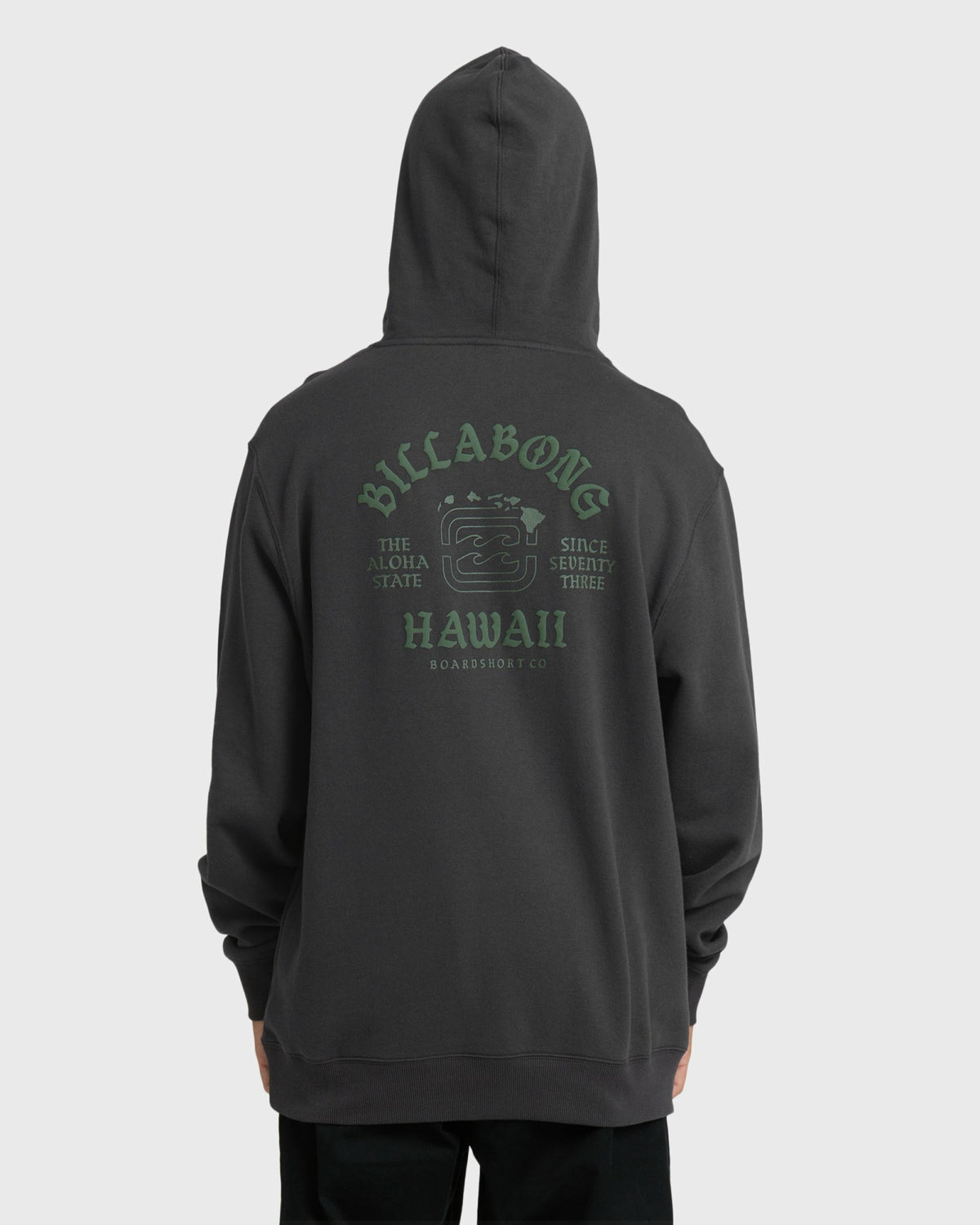 Billabong Men's Island Chain Hawaii Pullover Hoodie - Black