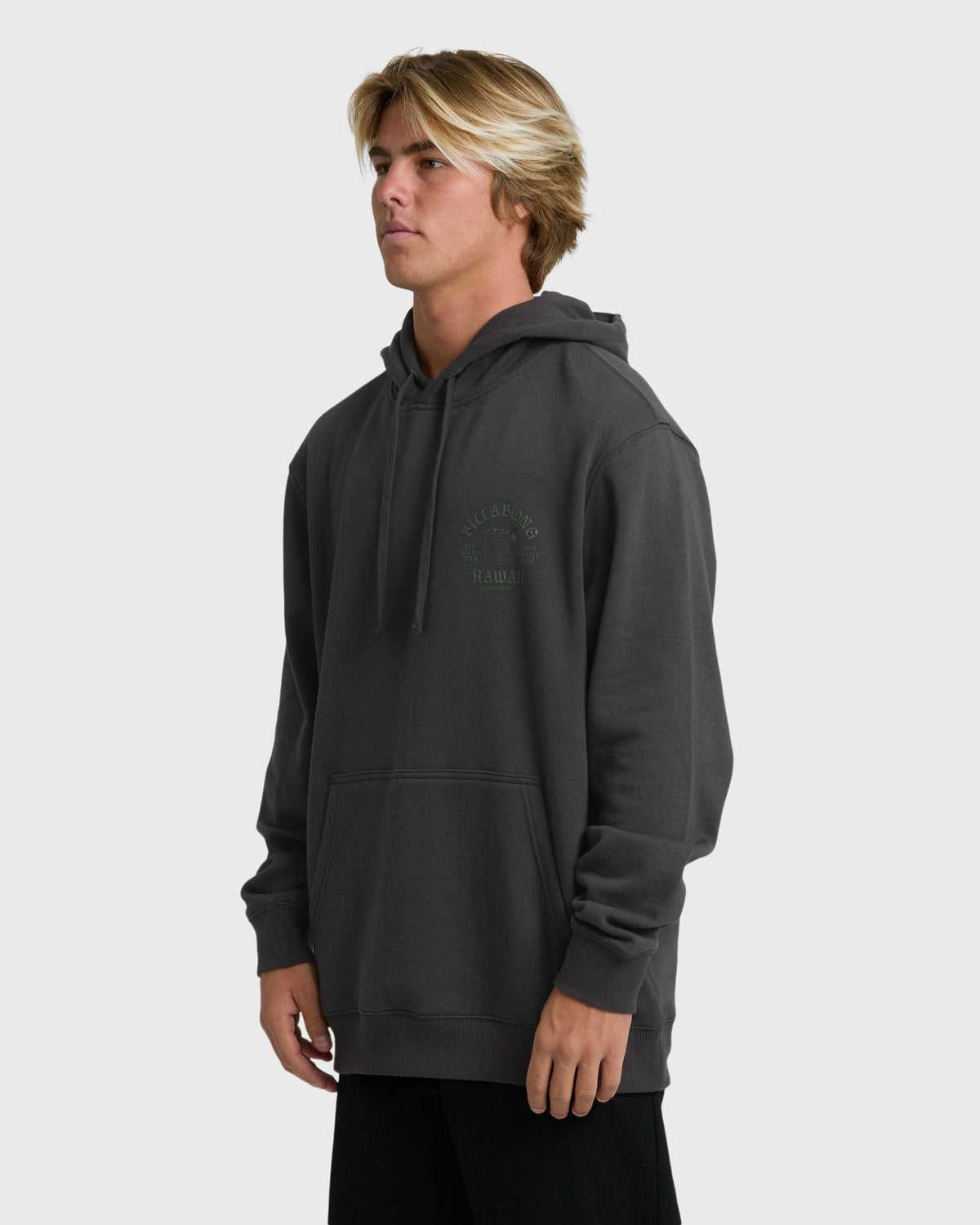 Billabong Men's Island Chain Hawaii Pullover Hoodie - Black