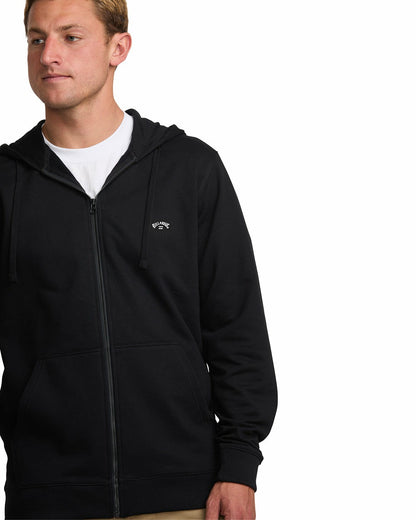 Billabong Men's All Day Zip Front Hoodie - Black