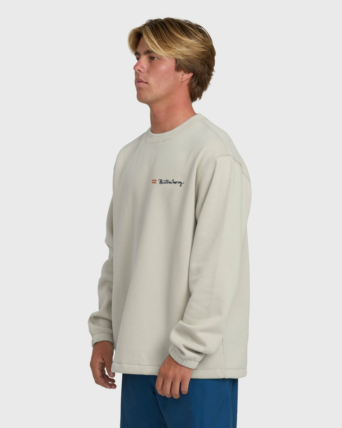 Billabong Men's Compass Crewneck Sweatshirt - Dove
