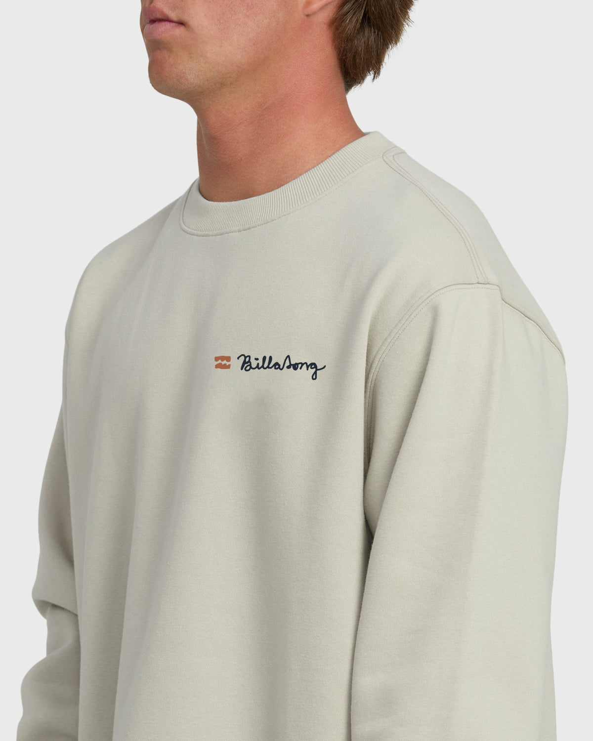 Billabong Men's Compass Crewneck Sweatshirt - Dove
