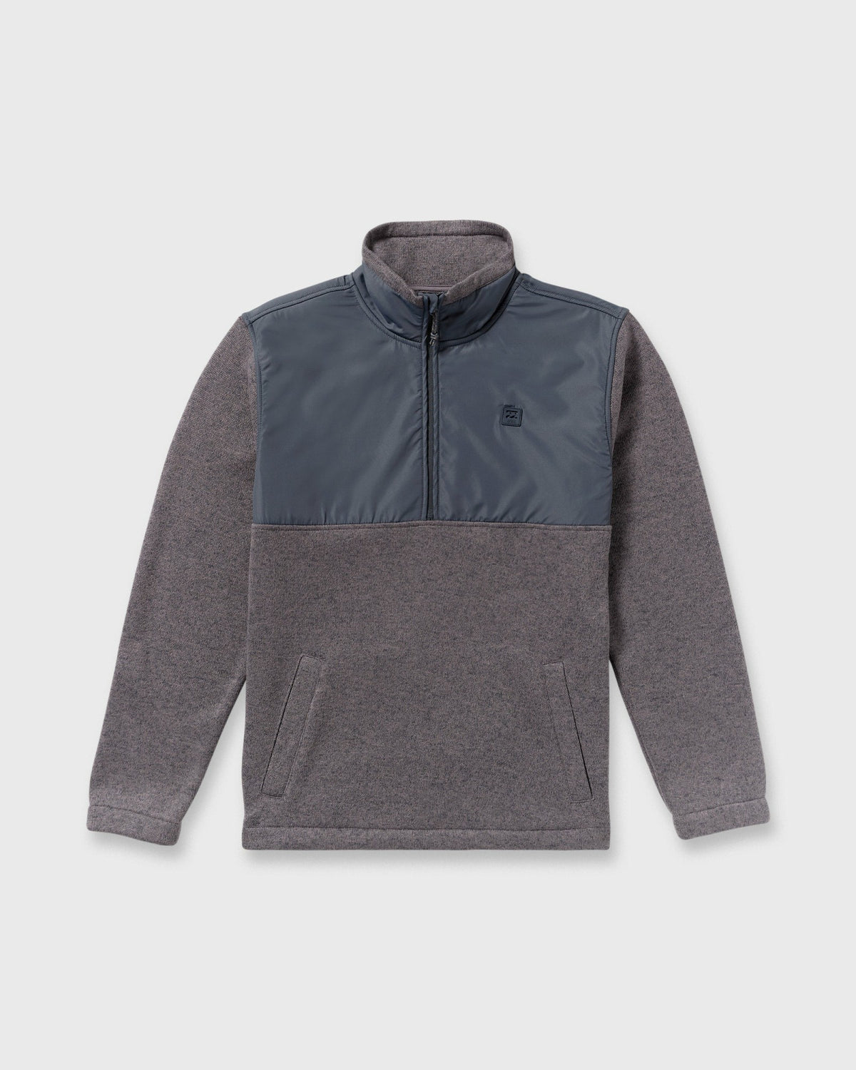 Billabong Men's Boundary Blocked Mockneck Sweatshirt - Dusty Purple