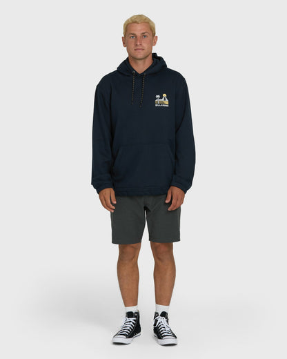 Billabong Men's A\/Div Compass Pullover Hoodie - True Navy
