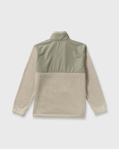 Billabong Men's Boundary Blocked Mockneck Sweatshirt - Sand