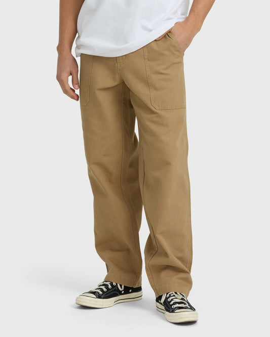 Billabong Men's Stamped Garage Patch Pants - Gravel