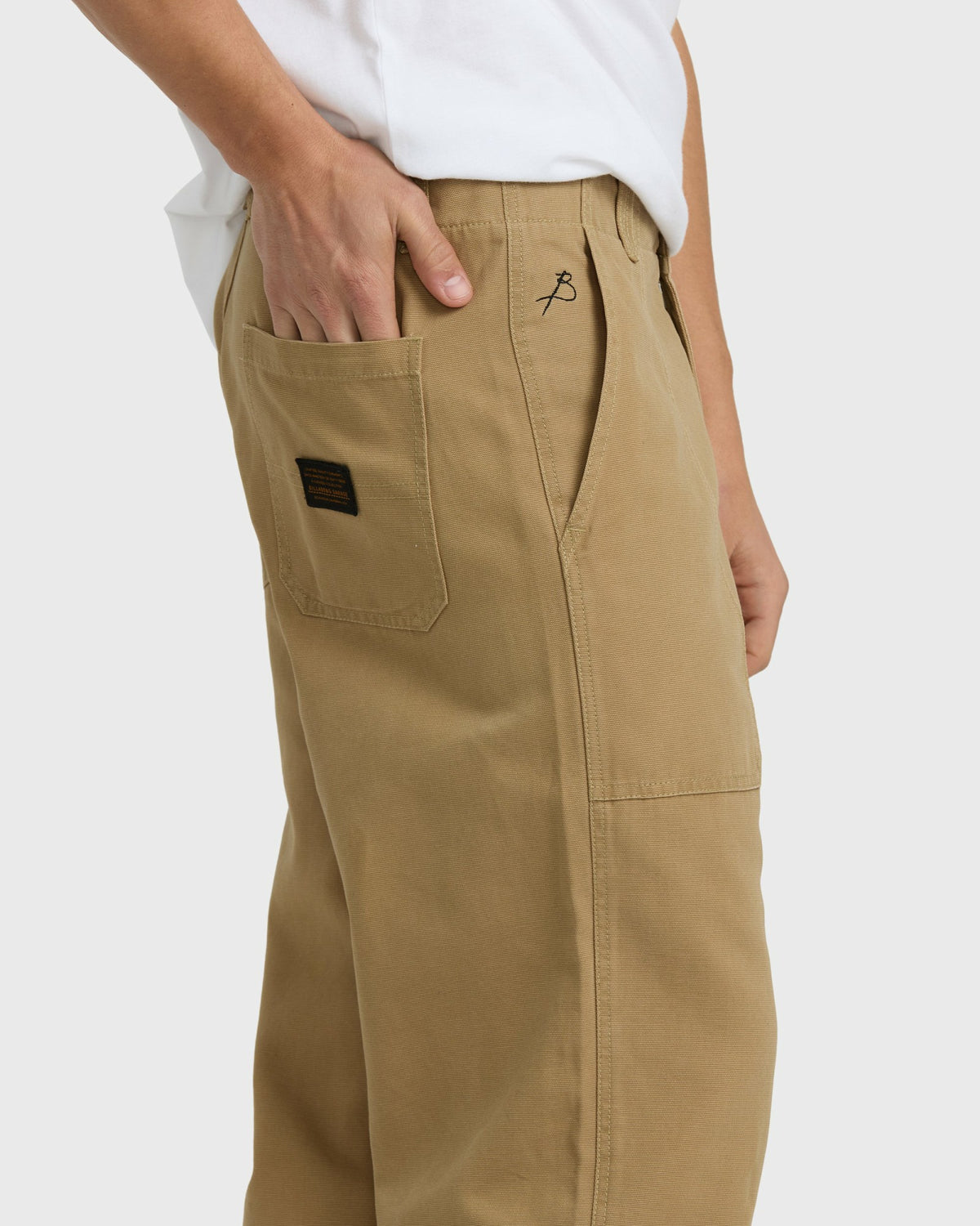 Billabong Men's Stamped Garage Patch Pants - Gravel
