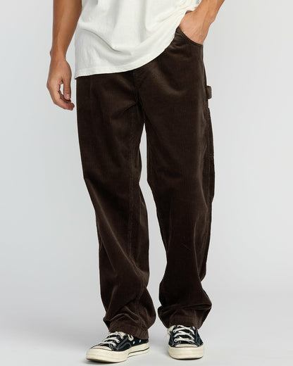Billabong Men's Larry Cord Garage Pants - Chocolate