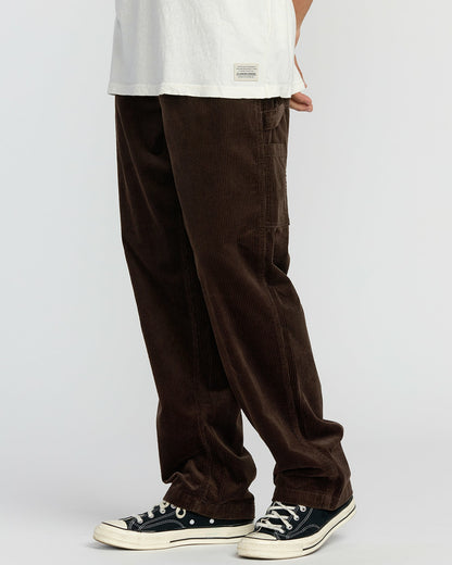 Billabong Men's Larry Cord Garage Pants - Chocolate