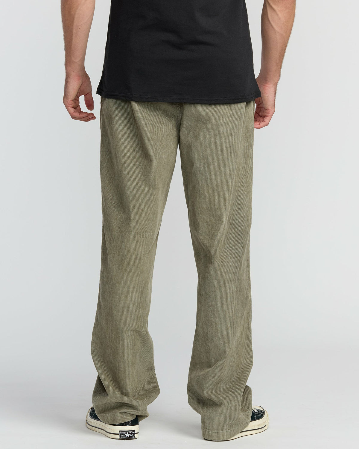 Billabong Men's Larry Elastic Waist Corduroy Pants - Green Ash