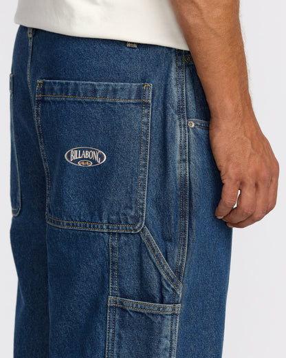 Billabong Men's Bad Dog Workwear Pants - Ocean Wash