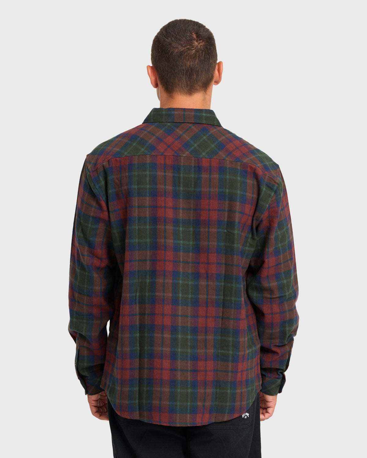 Billabong Men's Coastline Long Sleeve Flannel Shirt - Tortoise Shell
