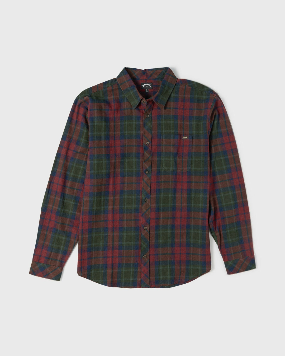 Billabong Men's Coastline Long Sleeve Flannel Shirt - Tortoise Shell