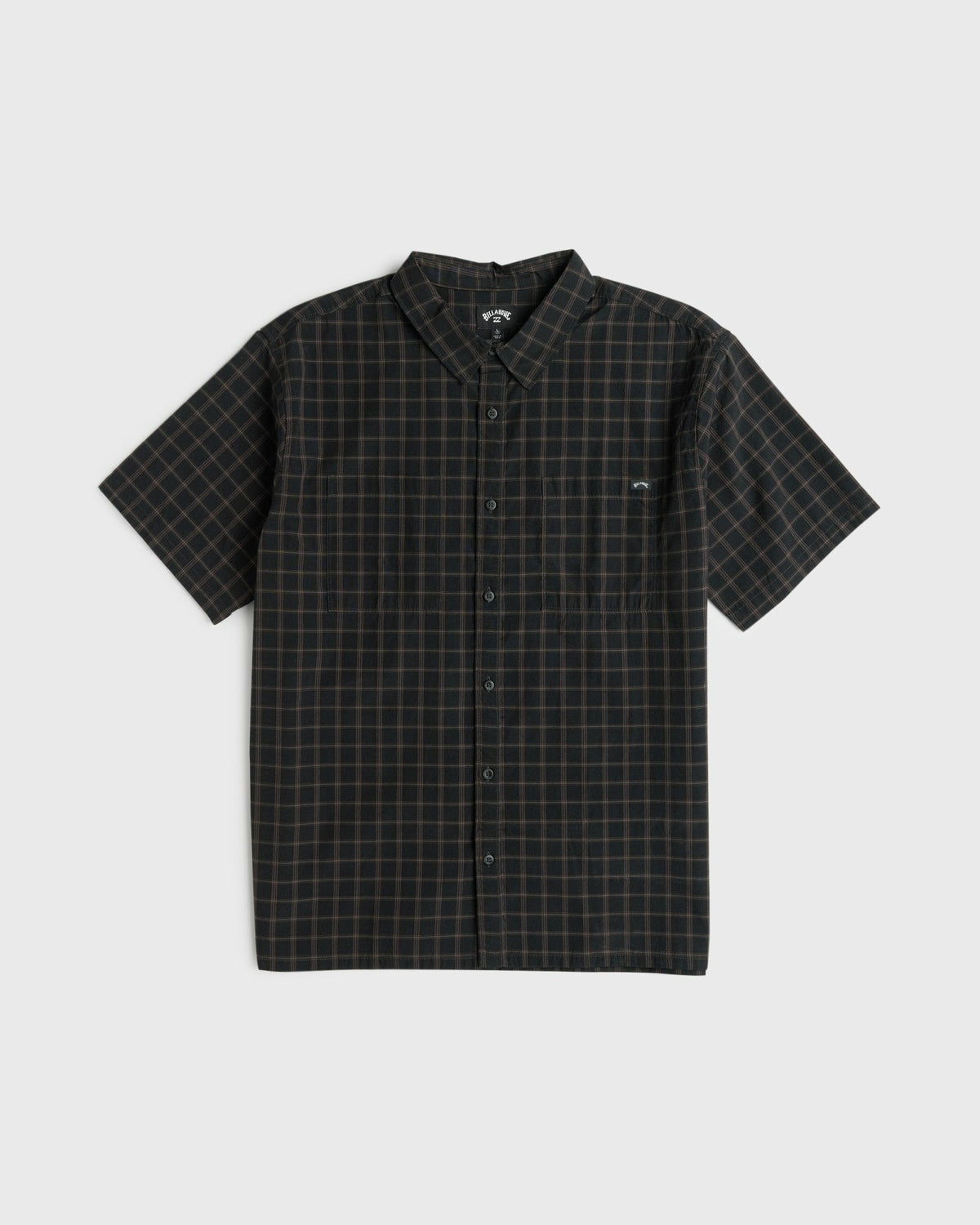 Billabong Men's Vista Short Sleeve Woven Shirt - Phantom
