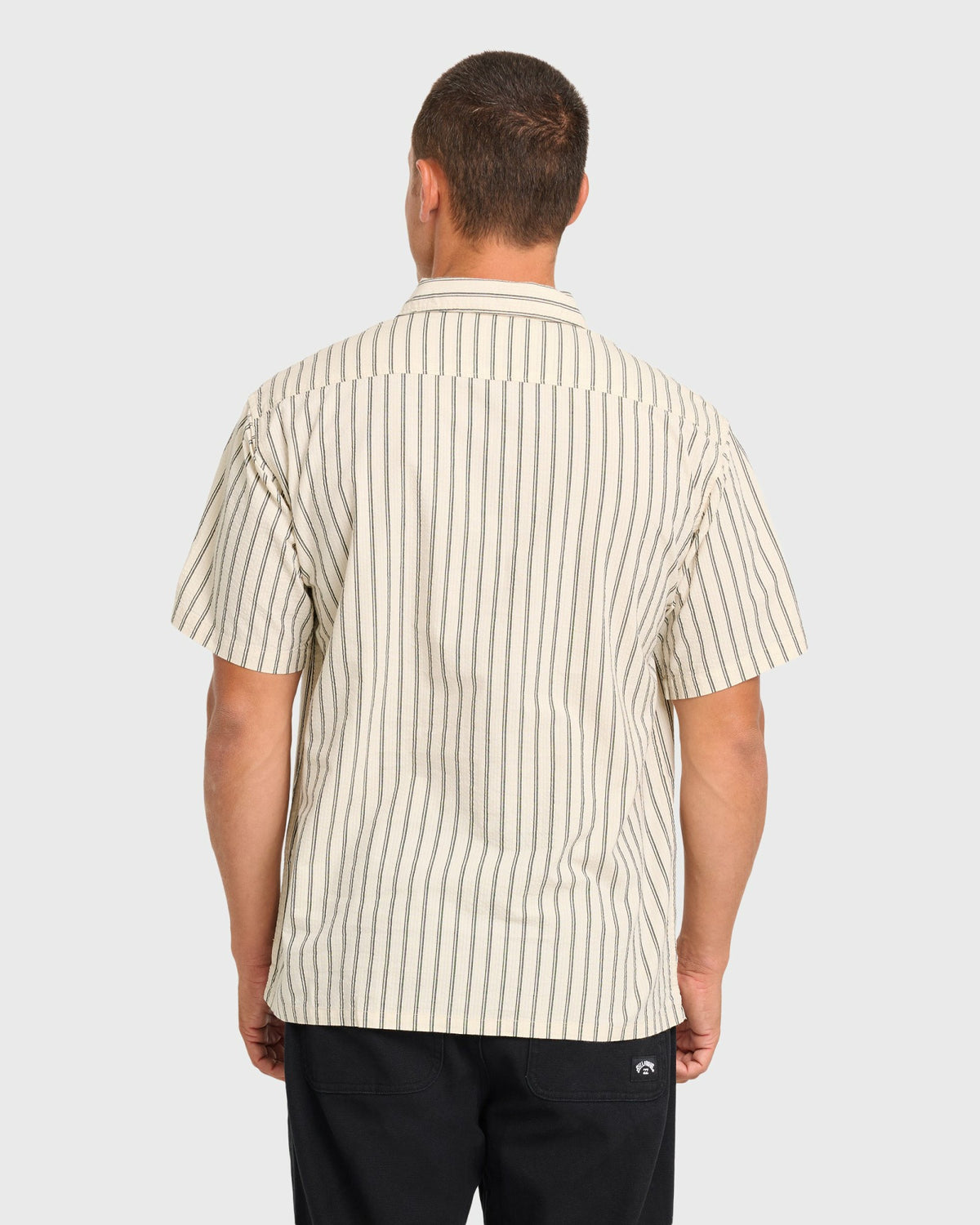 Billabong Men's Vista Short Sleeve Woven Shirt - Off White