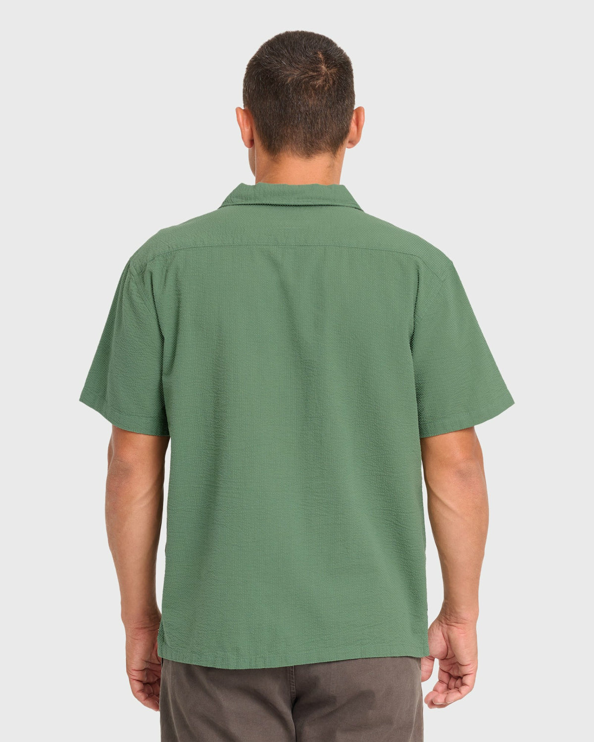 Billabong Men's Victoria Vacay Short Sleeve Woven Shirt - Sea Spray
