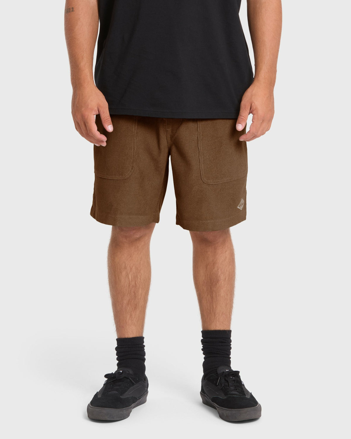Billabong Men's De La Cruz Cord 18\" Amphibian Hybrid Shorts - Sepia