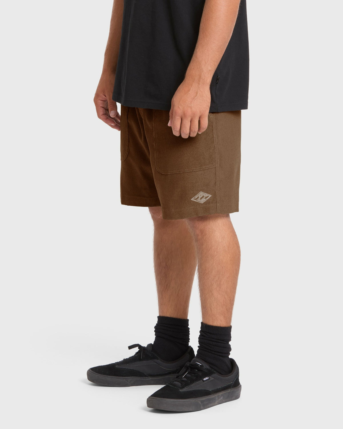 Billabong Men's De La Cruz Cord 18\" Amphibian Hybrid Shorts - Sepia