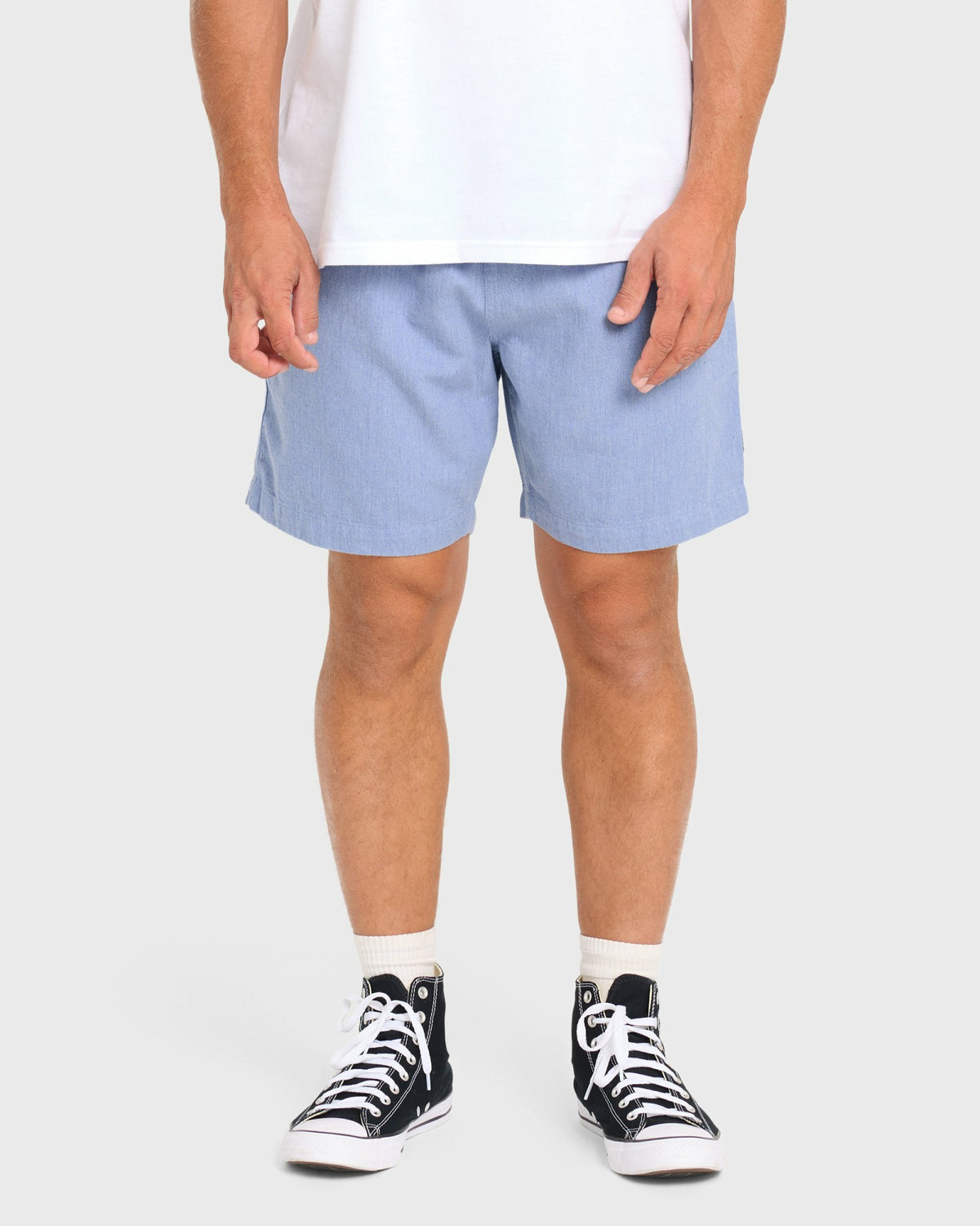 Billabong Men's San O Layback Linen Shorts - Blue Heather