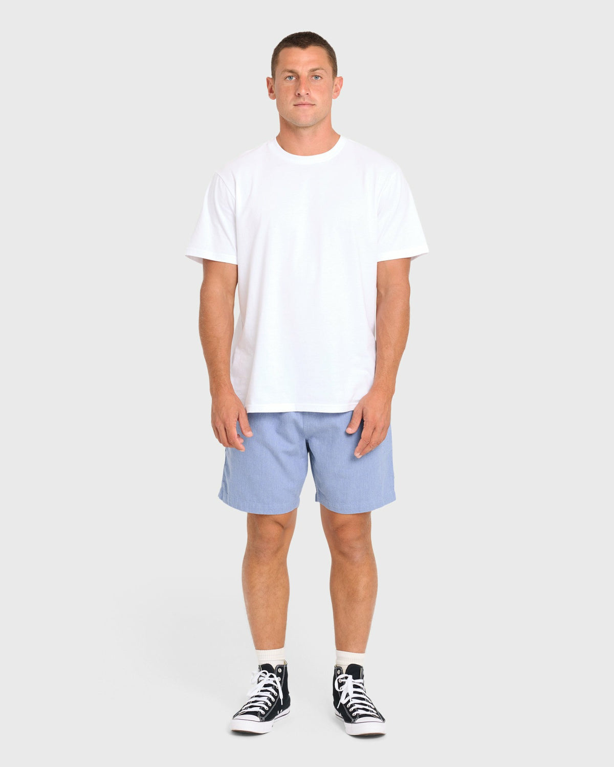 Billabong Men's San O Layback Linen Shorts - Blue Heather