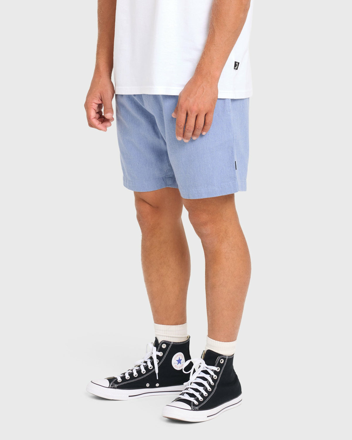 Billabong Men's San O Layback Linen Shorts - Blue Heather