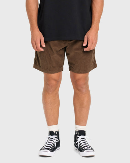 Billabong Men's Larry Layback Corduroy Shorts - Carafe