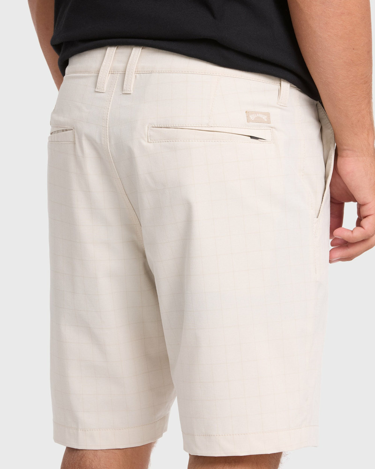 Billabong Men's Crossfire Submersible 19\" Amphibian Hybrid Shorts - Oatmeal Heather