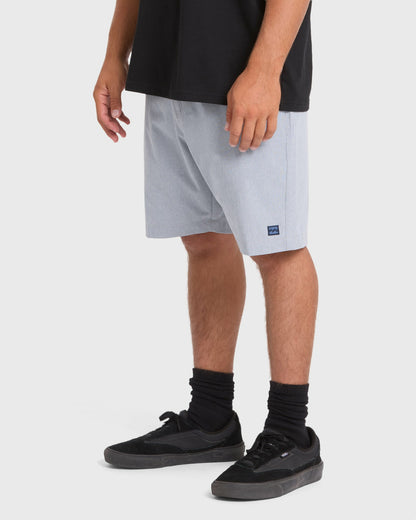 Billabong Men's Crossfire Submersible 19\" Amphibian Hybrid Shorts - Dark Denim