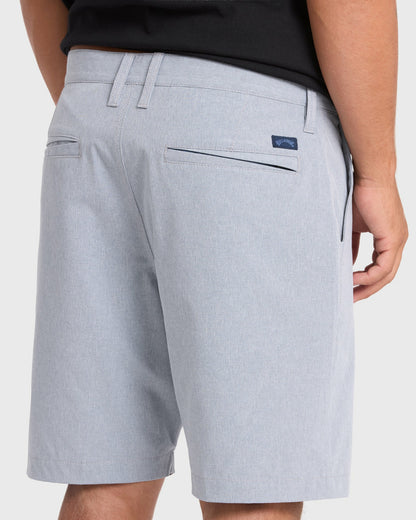 Billabong Men's Crossfire Submersible 19\" Amphibian Hybrid Shorts - Dark Denim