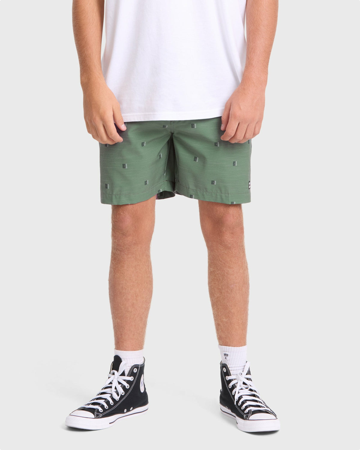 Billabong Men's Crossfire Submersible 17\" Amphibian Hybrid Shorts - Laurel Wreath