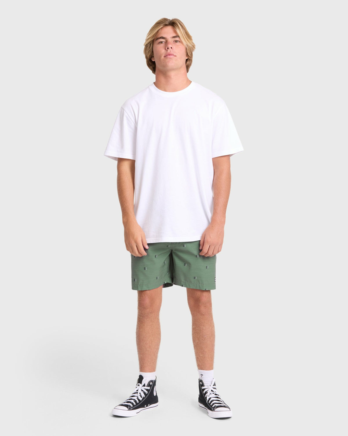 Billabong Men's Crossfire Submersible 17\" Amphibian Hybrid Shorts - Laurel Wreath