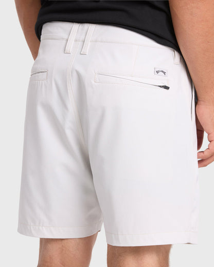 Billabong Men's Crossfire Submersible 17\" Amphibian Hybrid Shorts - Fog Gray