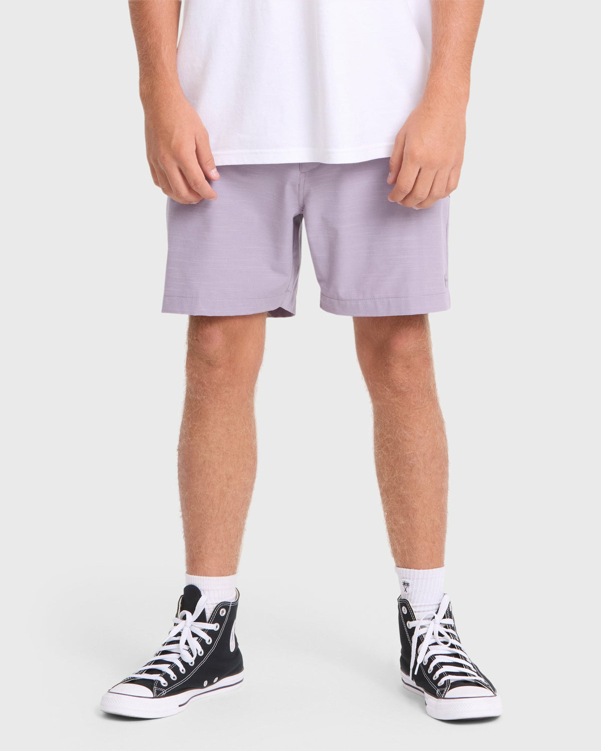 Billabong Men's Crossfire Submersible 17\" Amphibian Hybrid Shorts - Purple Ash