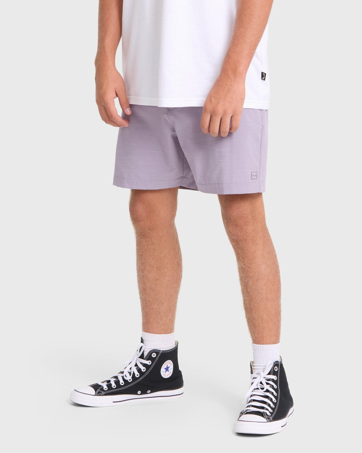 Billabong Men's Crossfire Submersible 17\" Amphibian Hybrid Shorts - Purple Ash
