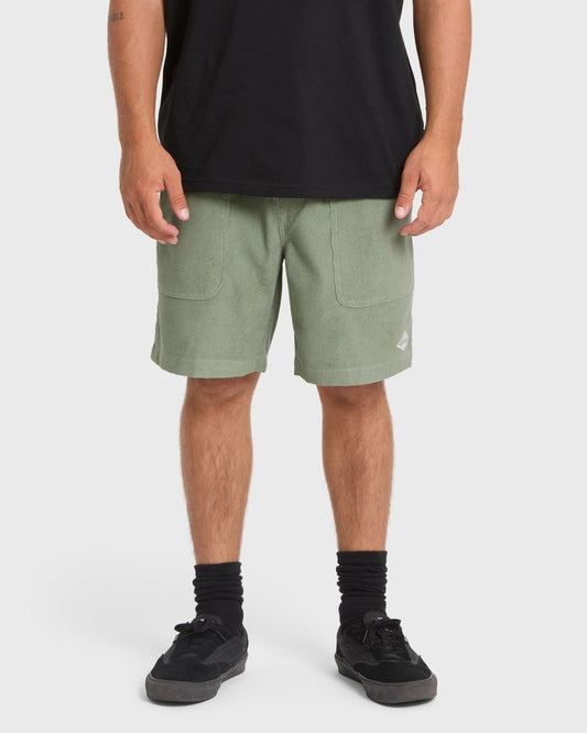 Billabong Men's De La Cruz Cord 18\" Amphibian Hybrid Shorts - Sea Spray