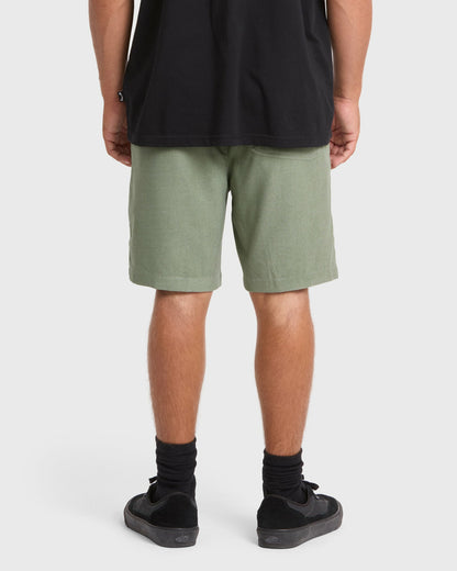 Billabong Men's De La Cruz Cord 18\" Amphibian Hybrid Shorts - Sea Spray
