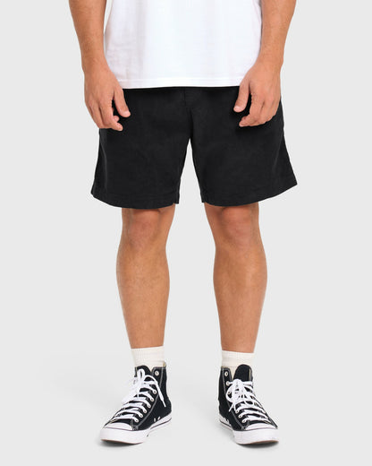 Billabong Men's Larry Layback Corduroy Shorts - Black