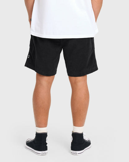 Billabong Men's Larry Layback Corduroy Shorts - Black