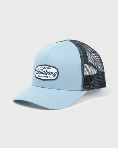 Billabong Men's Pledged Trucker Hat - China Blue