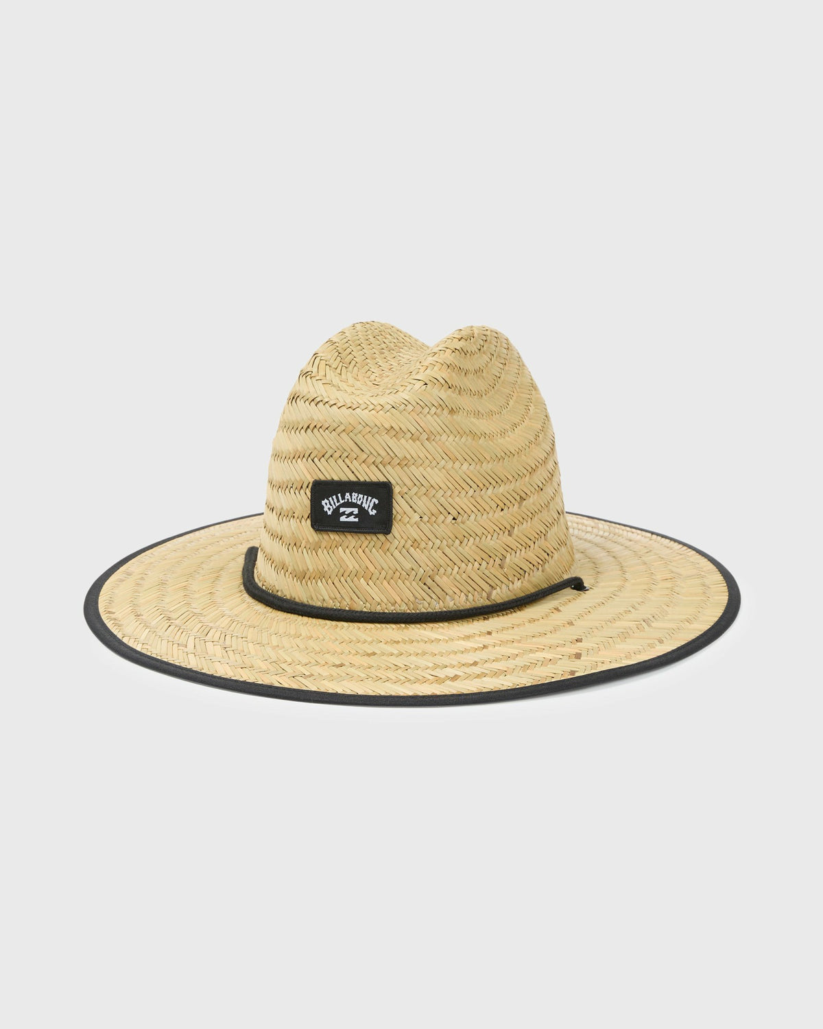 Billabong Men's Tides Print Straw Lifeguard Hat - Jet Black
