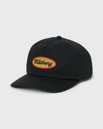 Billabong Men's Caution Snapback Hat - Black