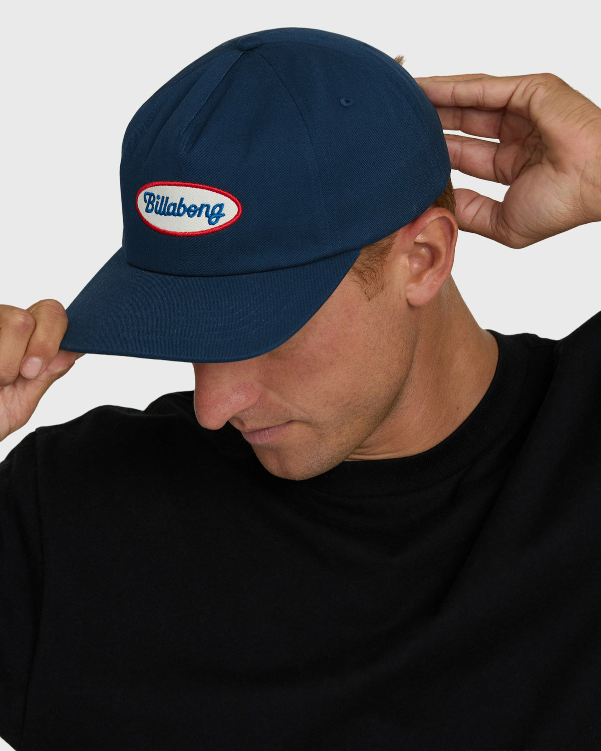 Billabong Men's Caution Snapback Hat - Dark Denim