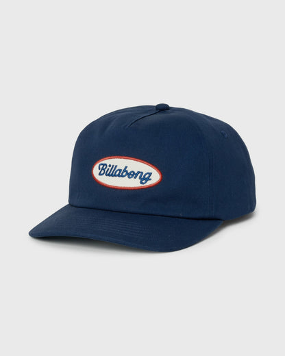 Billabong Men's Caution Snapback Hat - Dark Denim