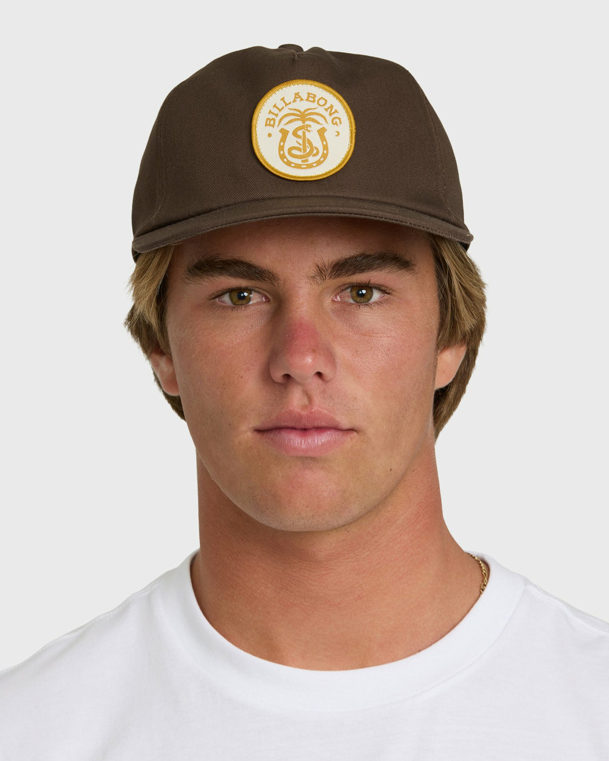 Billabong Men's Breakdown Snapback Hat - Chocolate Brown