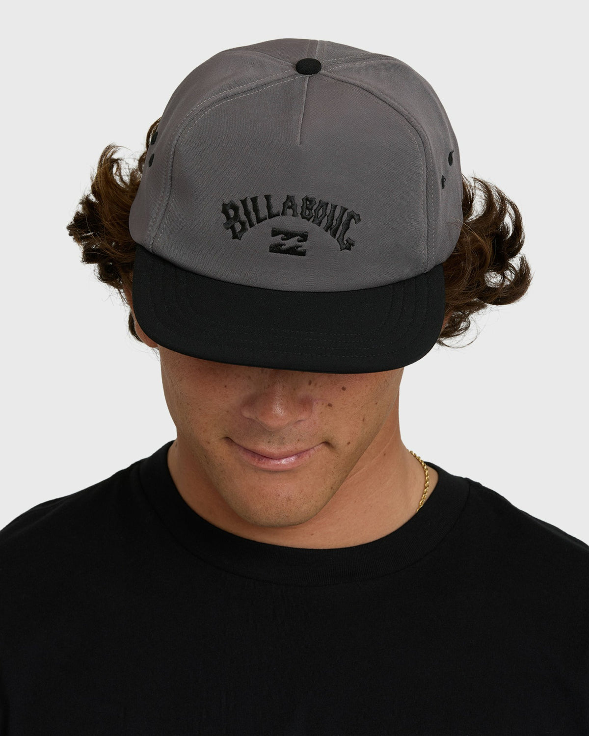 Billabong Men's Team Snapback Hat - Pewter