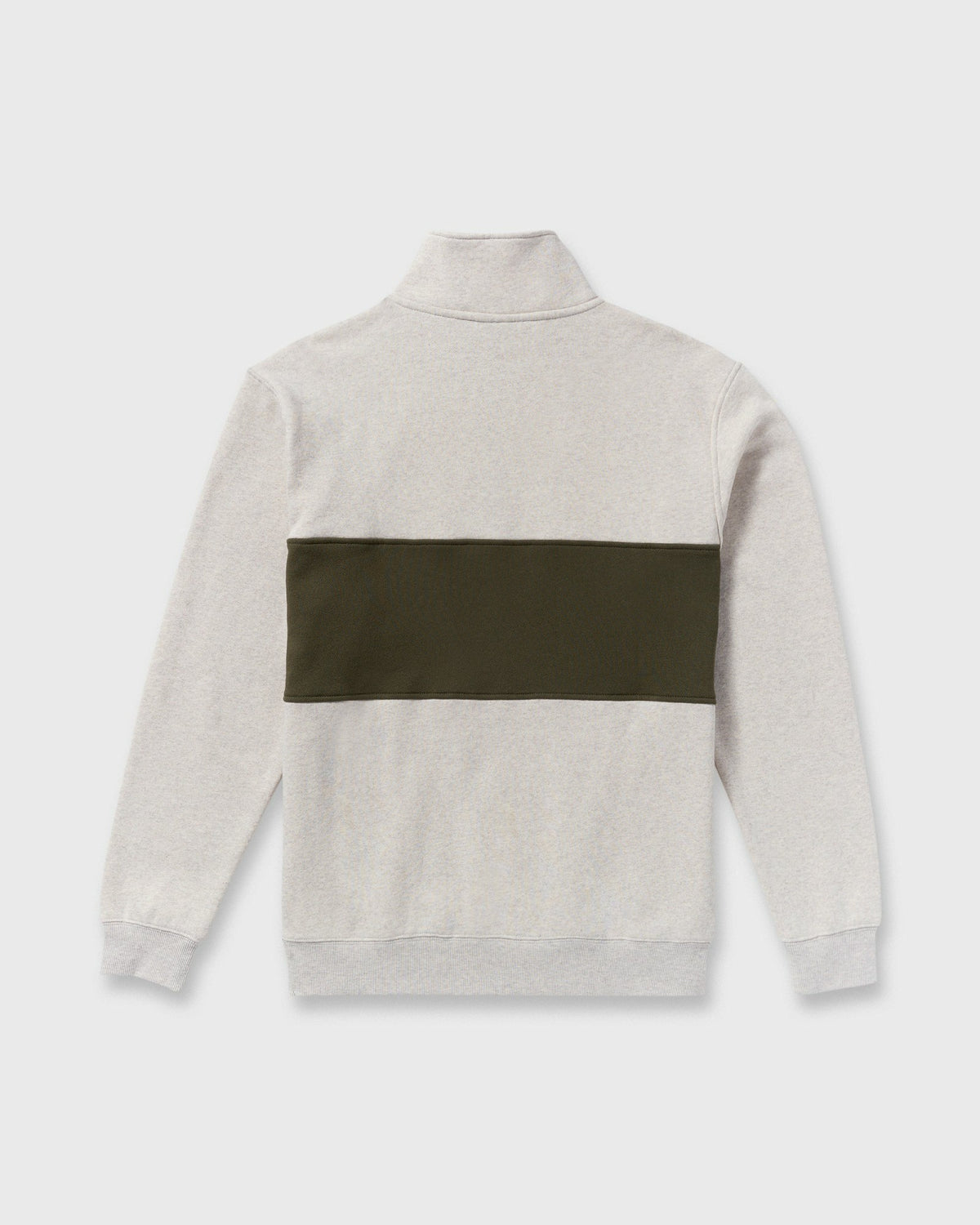 Billabong Men's Bad Dog 3\/4 Zip Mockneck Sweatshirt - Sand Htr