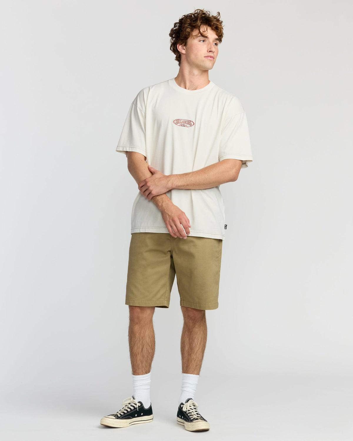 Billabong Men's Bad Dog OG Short Sleeve T-Shirt - Cement