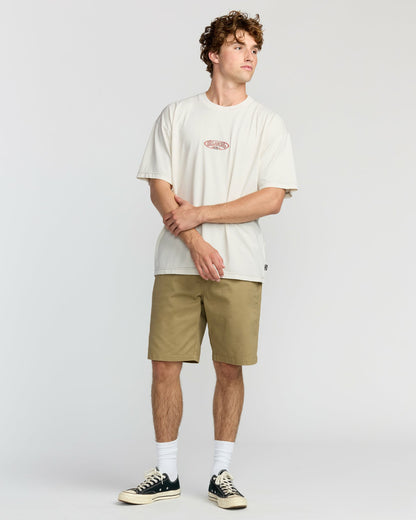 Billabong Men's Bad Dog OG Short Sleeve T-Shirt - Cement
