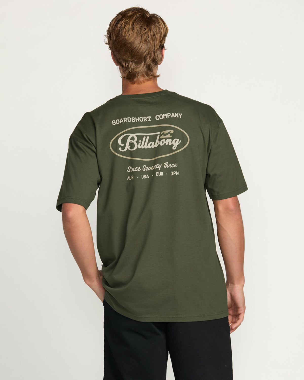 Billabong Men's Bad Dog Pocket Regular Tee - Olive