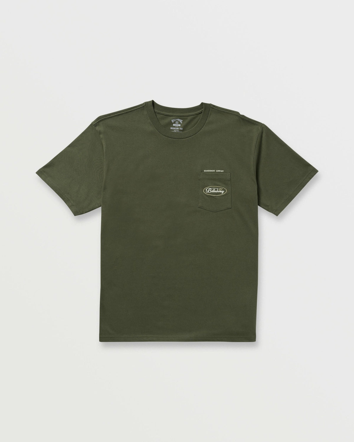 Billabong Men's Bad Dog Pocket Regular Tee - Olive