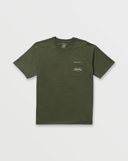 Billabong Men's Bad Dog Pocket Regular Tee - Olive